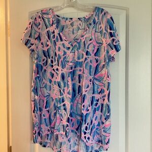 Lilly Pulitzer Meredith Tee size L